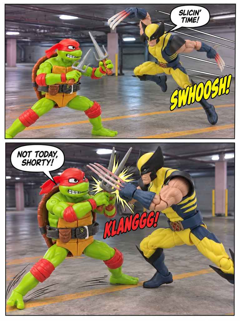 Raphael (TMNT) vs Wolverine (X-Men) (page 2 of 4)