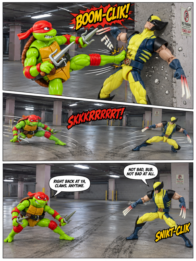 Raphael (TMNT) vs Wolverine (X-Men) (page 4 of 4)