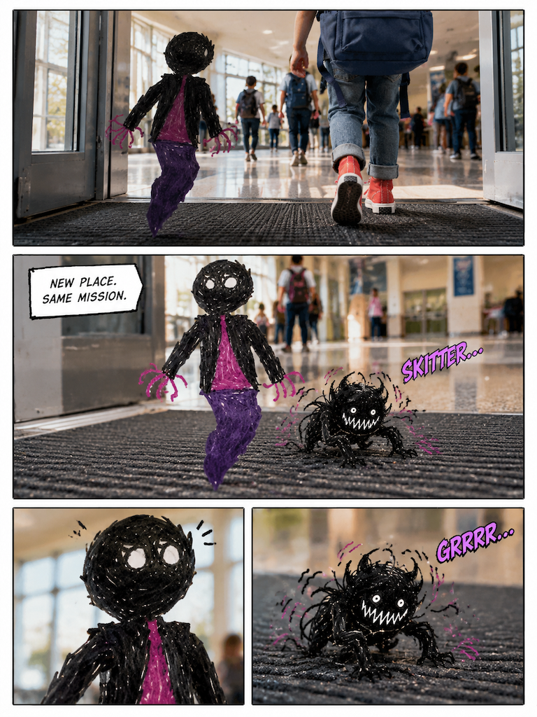 Sticky Situation at School (page 2 of 4)