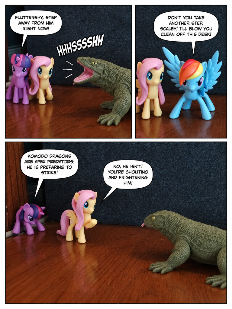 Fluttershy's New Friend Crunchy (page 2 of 4)