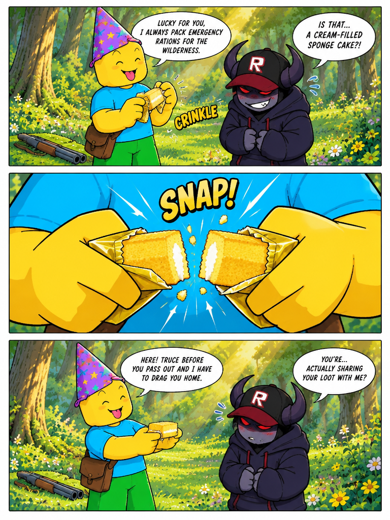 Truce on a Fallen Log (page 3 of 4)