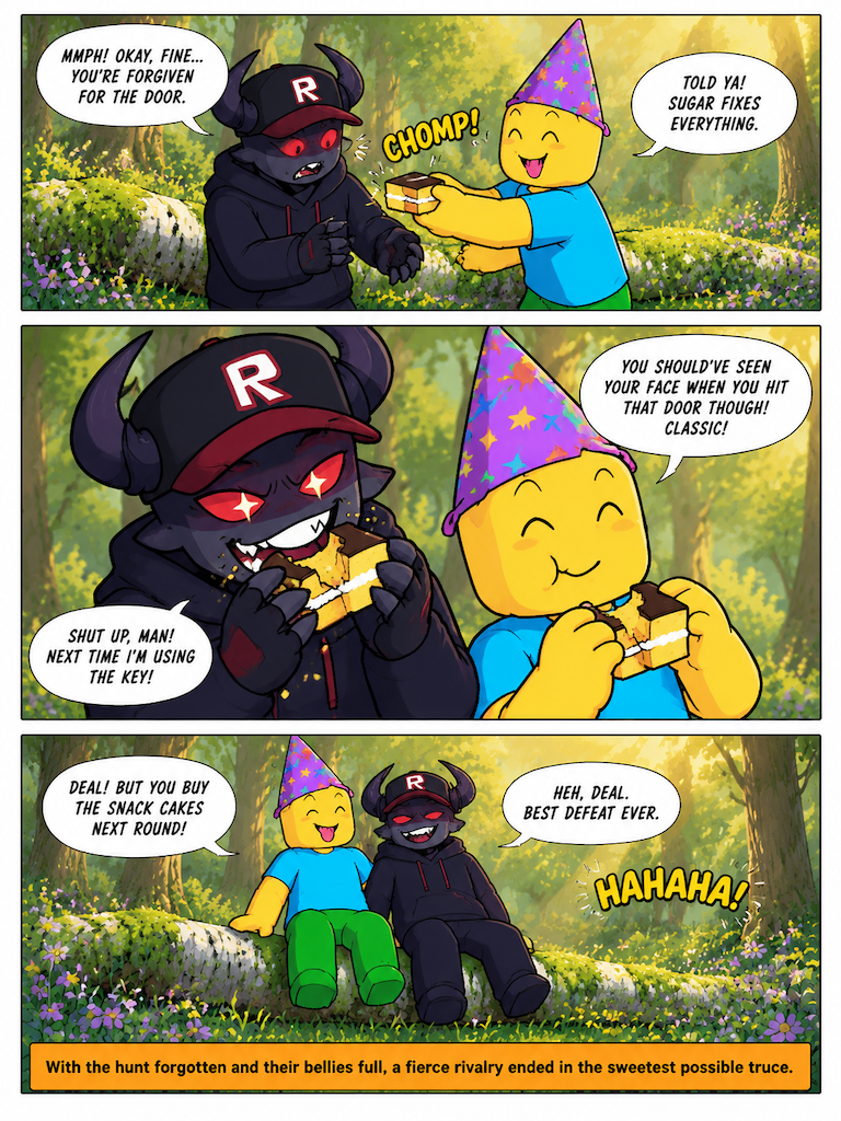 Truce on a Fallen Log (page 4 of 4)