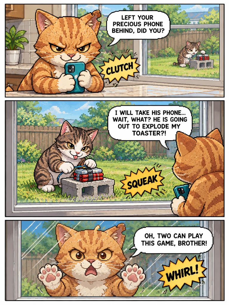 Kitty the Bad One: The Toast Retaliation (page 2 of 4)