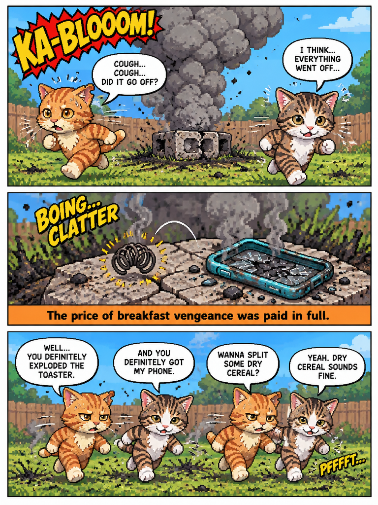 Kitty the Bad One: The Toast Retaliation (page 4 of 4)