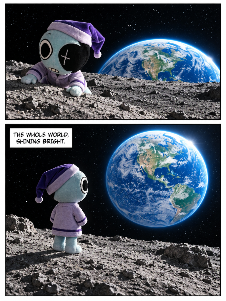 Moonlit View of Earth (page 3 of 4)