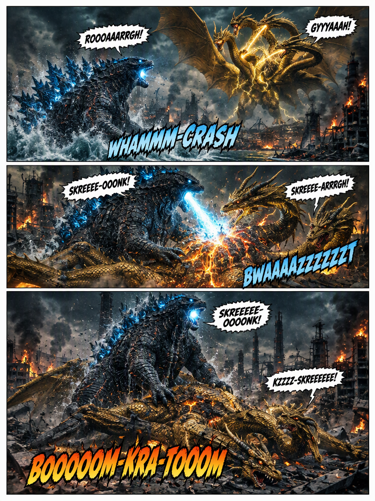Godzilla vs. King Ghidorah: 1947 (page 3 of 8)