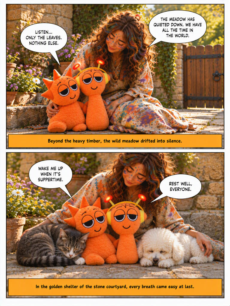 A Gentle Breather in the Courtyard (page 4 of 4)