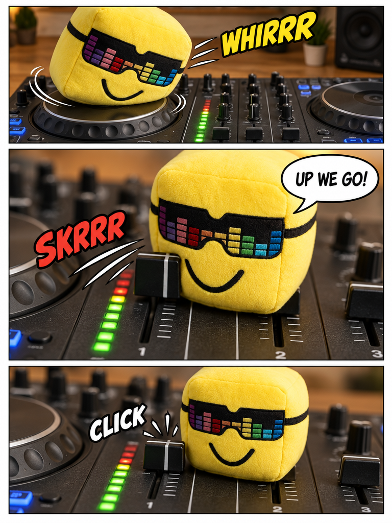 Mini Sunny and Papa Sunny in the Sound Booth (page 2 of 4)