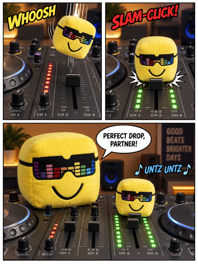 Mini Sunny and Papa Sunny in the Sound Booth (page 4 of 4)