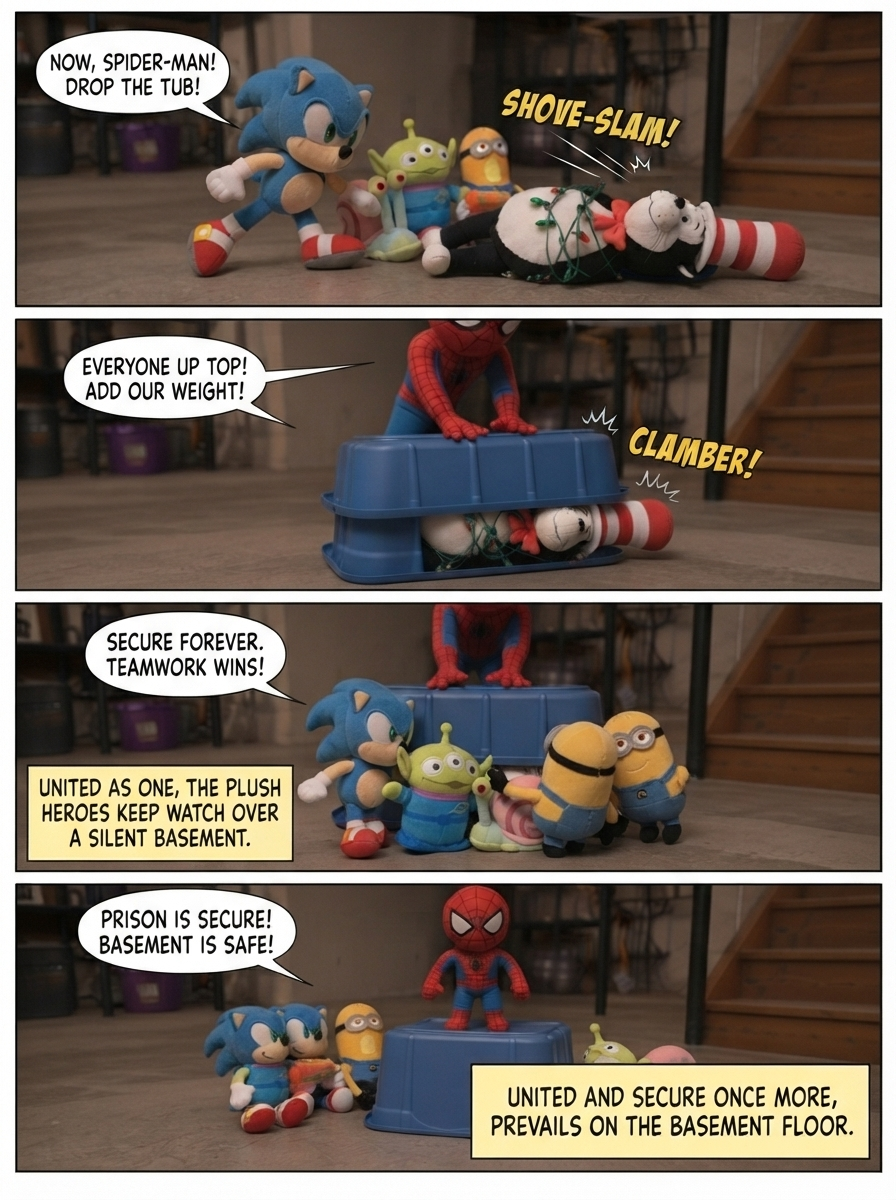 Heroes Unite Against the Basement Rogue (page 4 of 4)