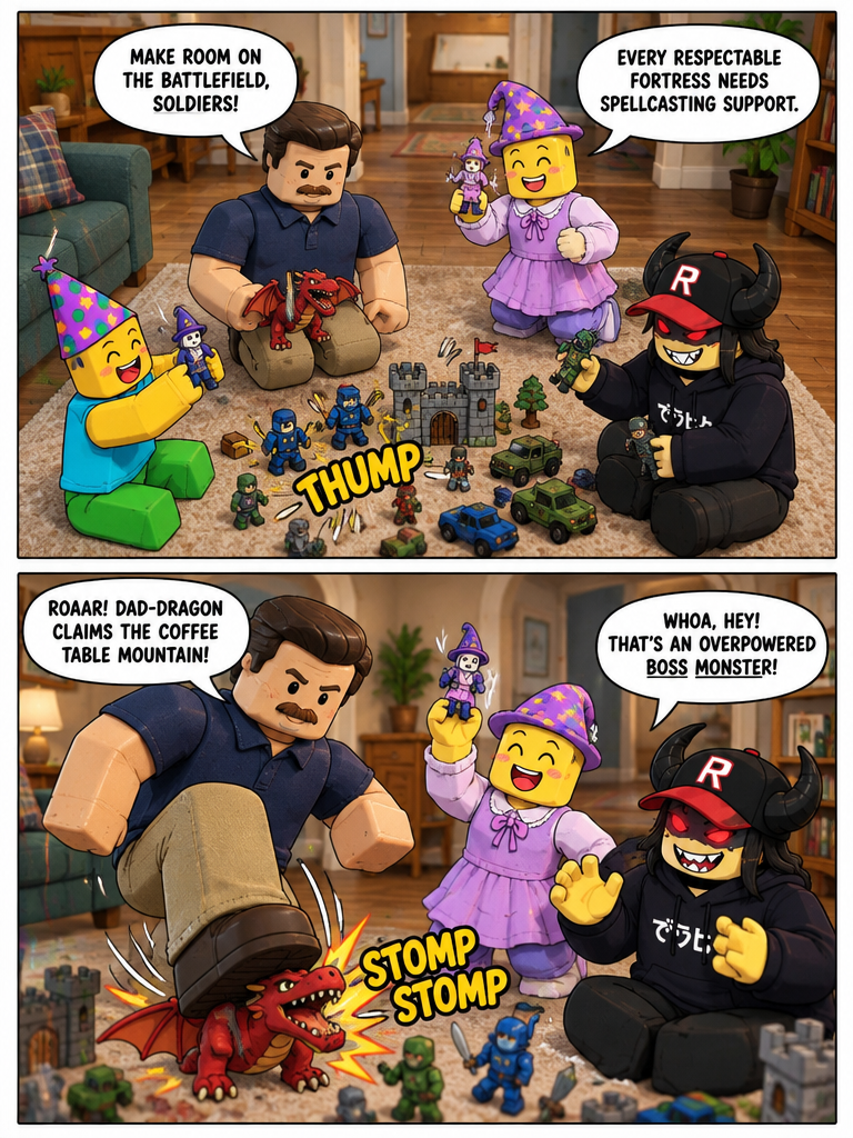 Family Playtime in the Living Room (page 3 of 4)