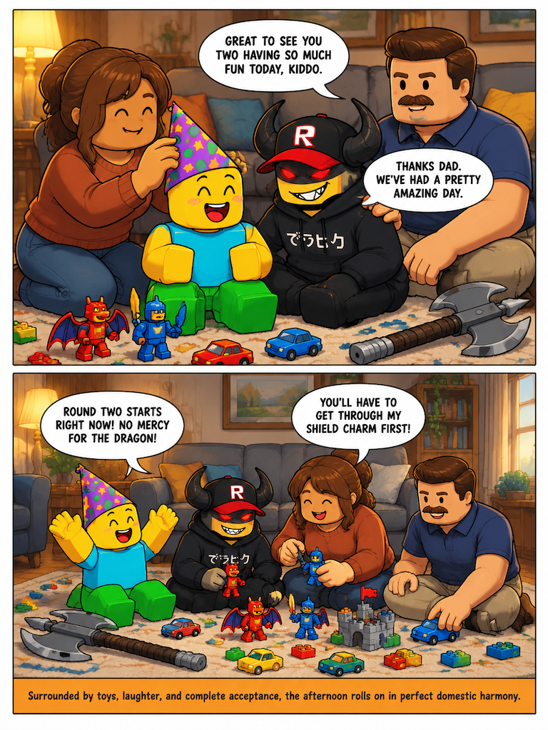 Family Playtime in the Living Room (page 4 of 4)