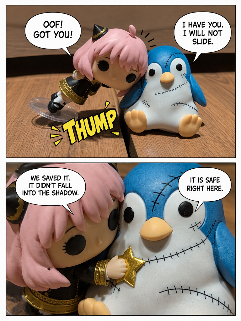Two Friends Across the Floorboard Gap (page 3 of 4)