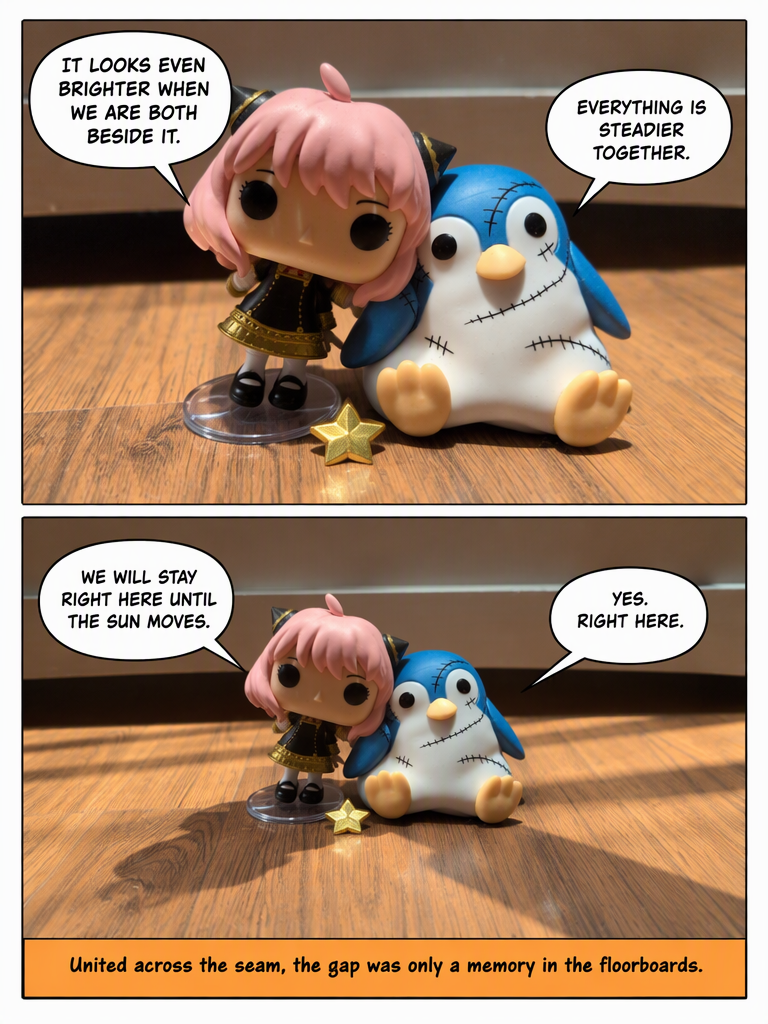 Two Friends Across the Floorboard Gap (page 4 of 4)