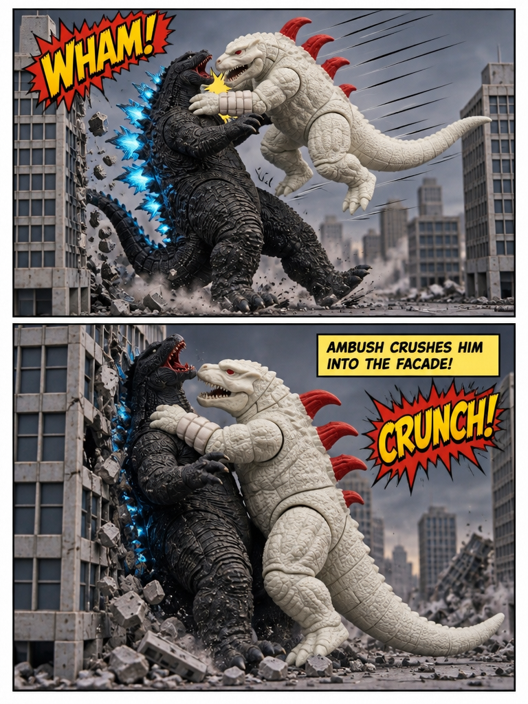 A Large White Beast Attacked Godzilla: Part 2 (page 2 of 4)