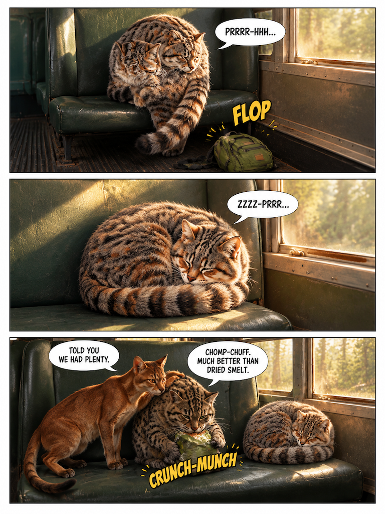 Morning Route on the Wild Bus (page 3 of 4)
