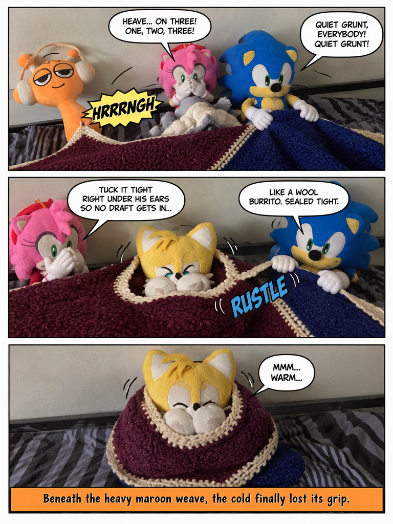 A Cozy Recovery on the Bedspread (page 3 of 4)
