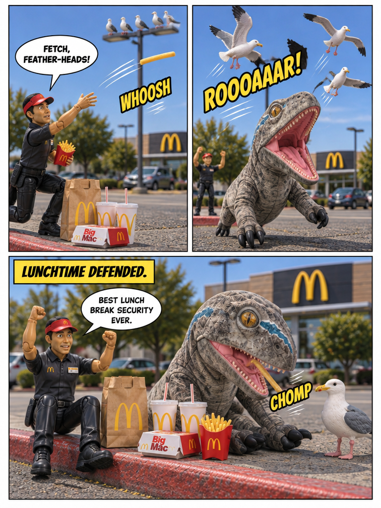 Avian Air Raid Over the Curb (page 4 of 4)