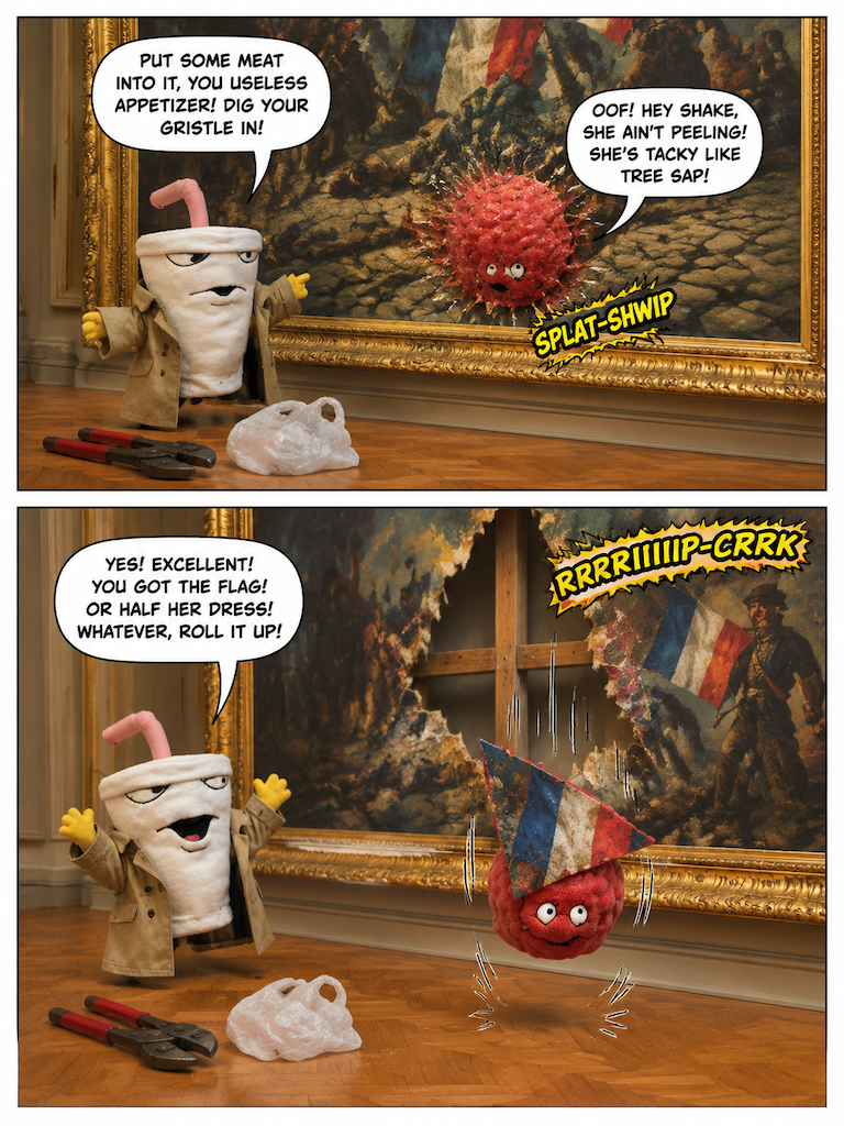 Master Shake's Louvre Heist (page 4 of 8)