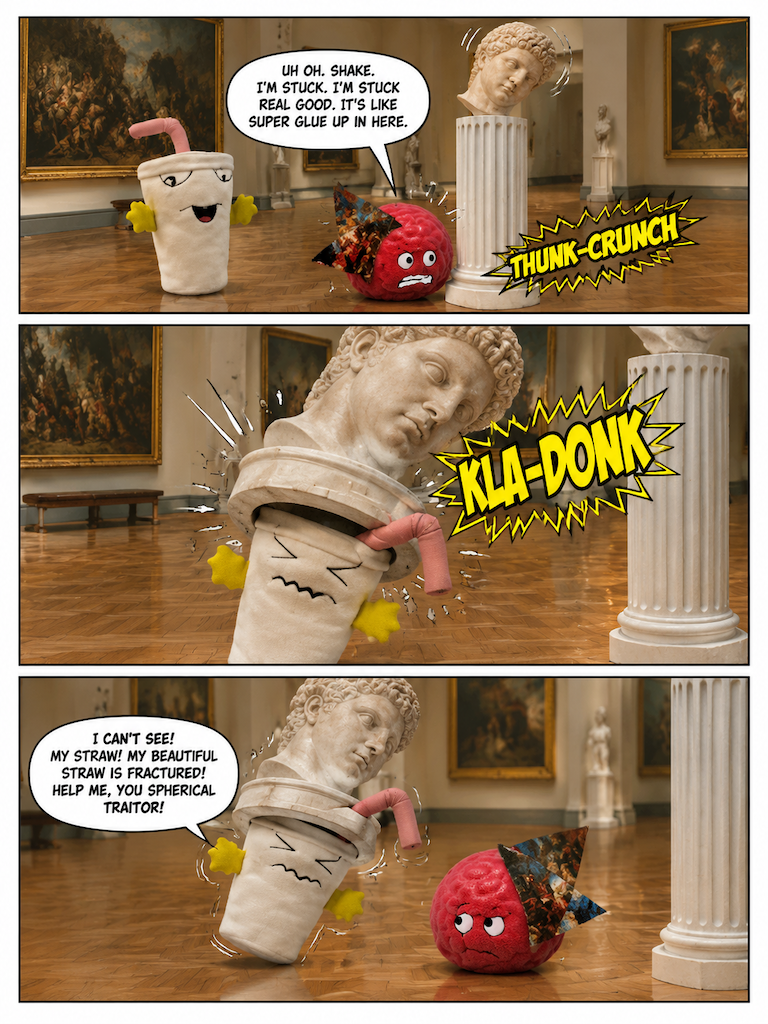 Master Shake's Louvre Heist (page 5 of 8)