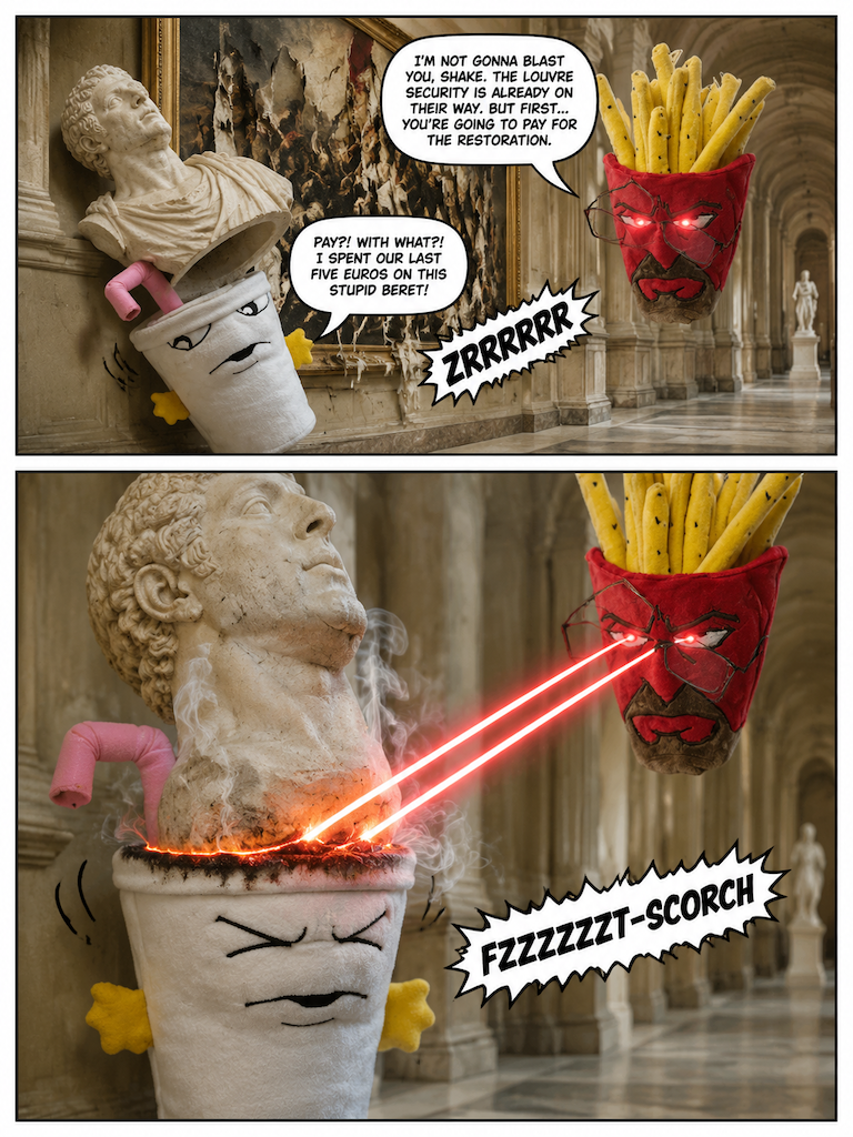 Master Shake's Louvre Heist (page 7 of 8)