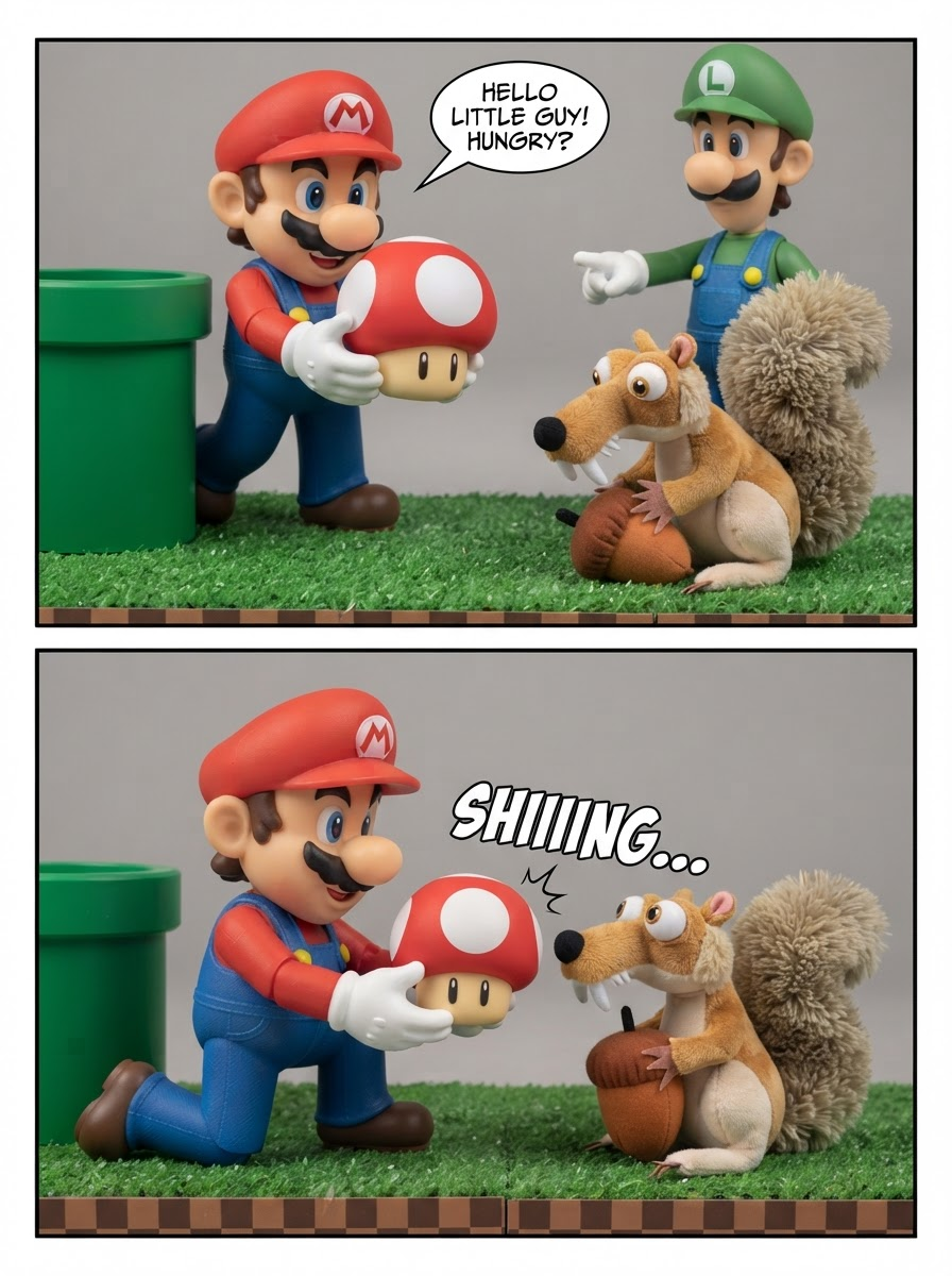 Scrat in the Mushroom Kingdom (page 2 of 4)