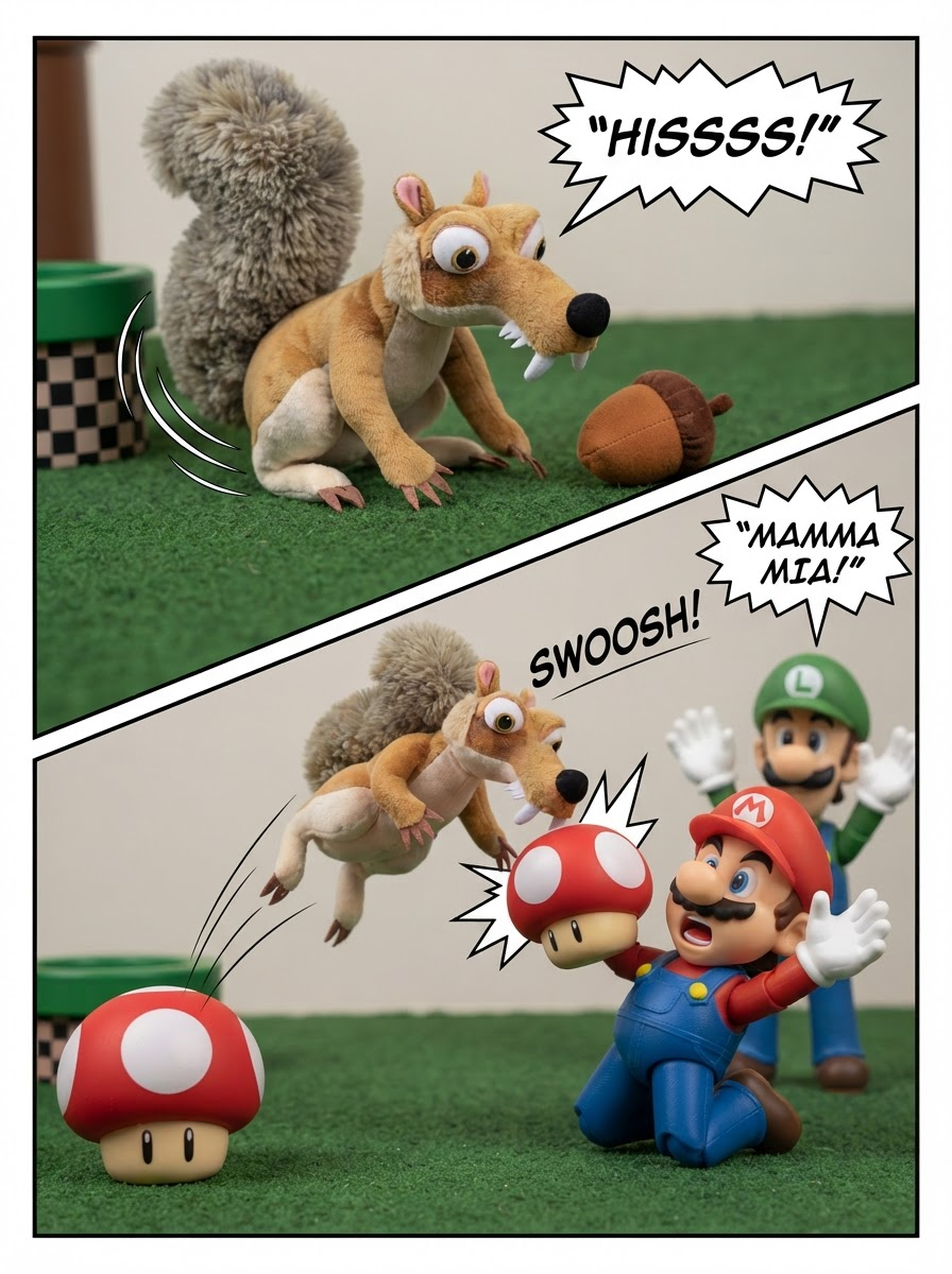 Scrat in the Mushroom Kingdom (page 3 of 4)