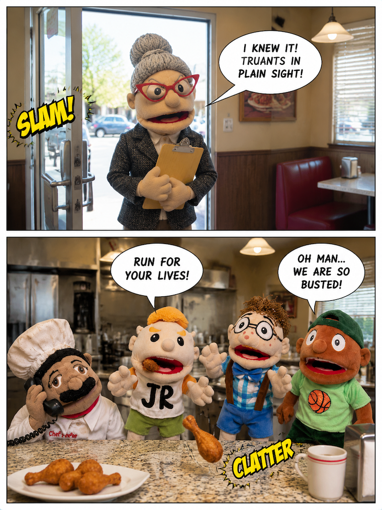 Hooky at the Diner (page 2 of 4)