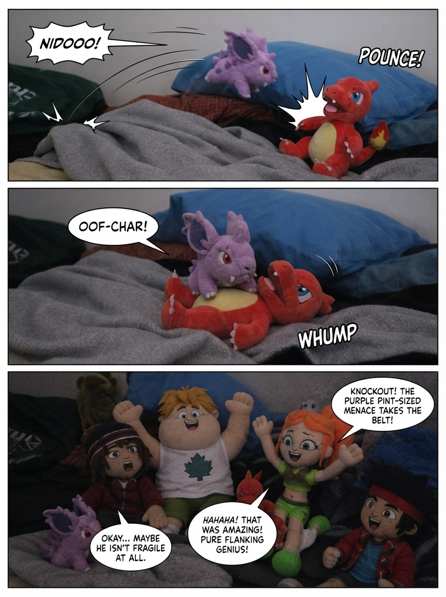 Sparring Match on the Duvet (page 3 of 4)