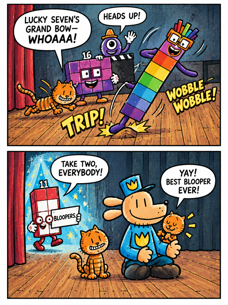 Bloopers Bonus: Numberblock Friends Return (page 2 of 4)