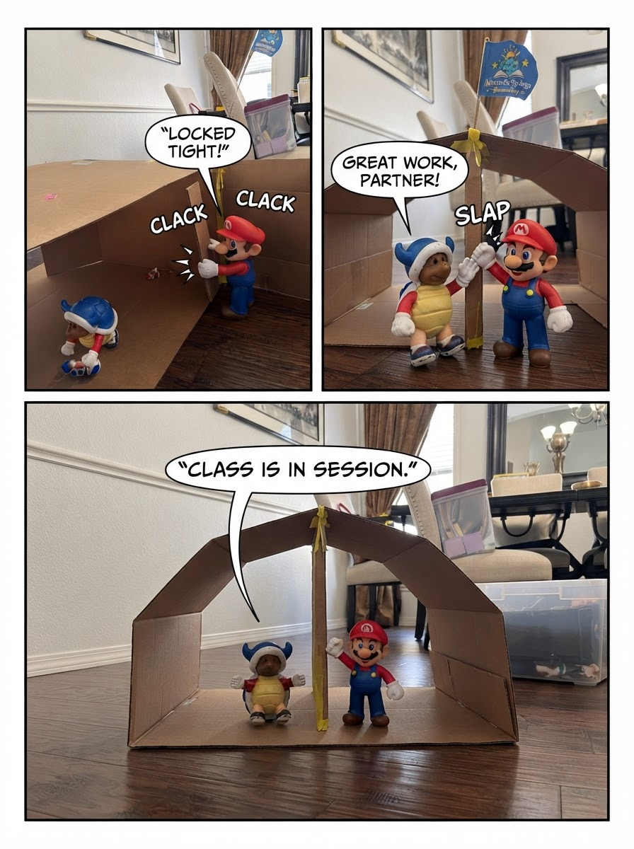 School at the Cardboard Academy (page 4 of 4)