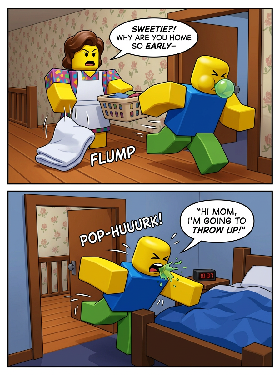 Sent to School Sick (page 6 of 16)
