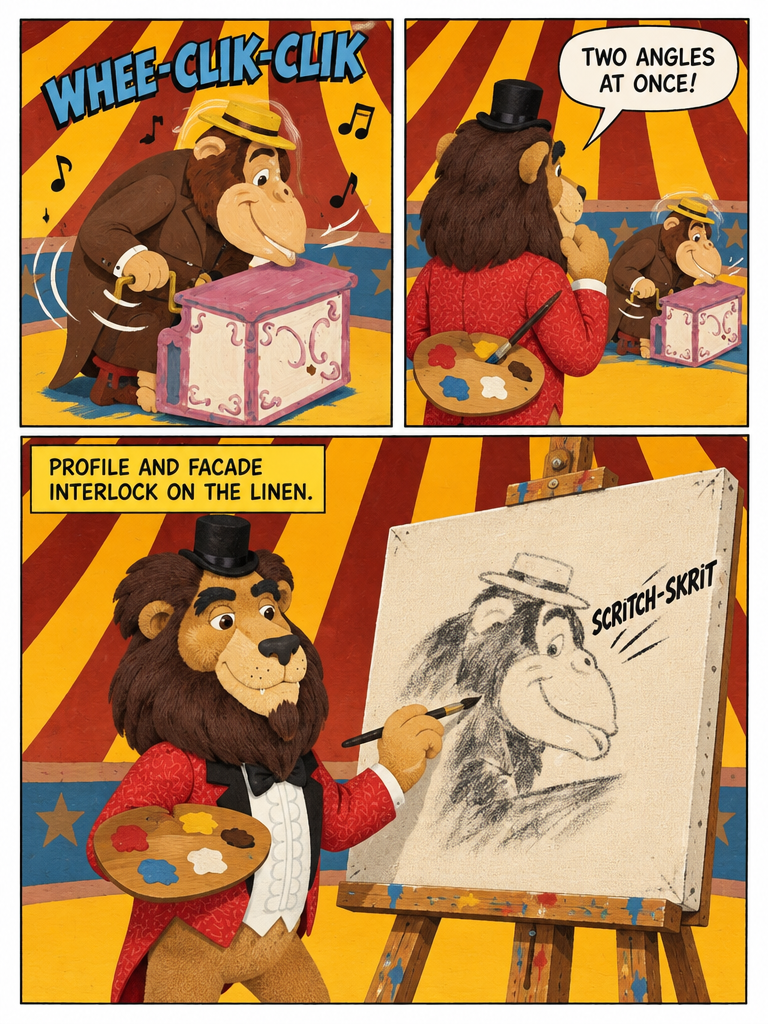 Cubist Canvas Under the Big Top (page 2 of 4)