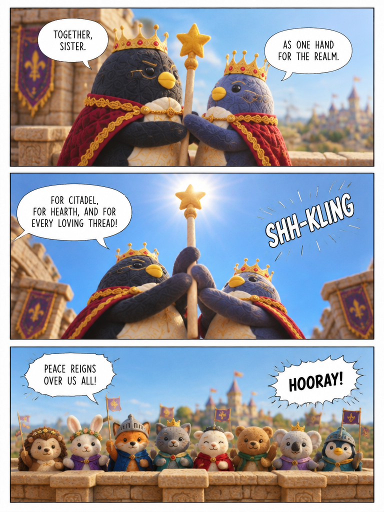 Coronation of the Twin Sovereigns (page 3 of 4)
