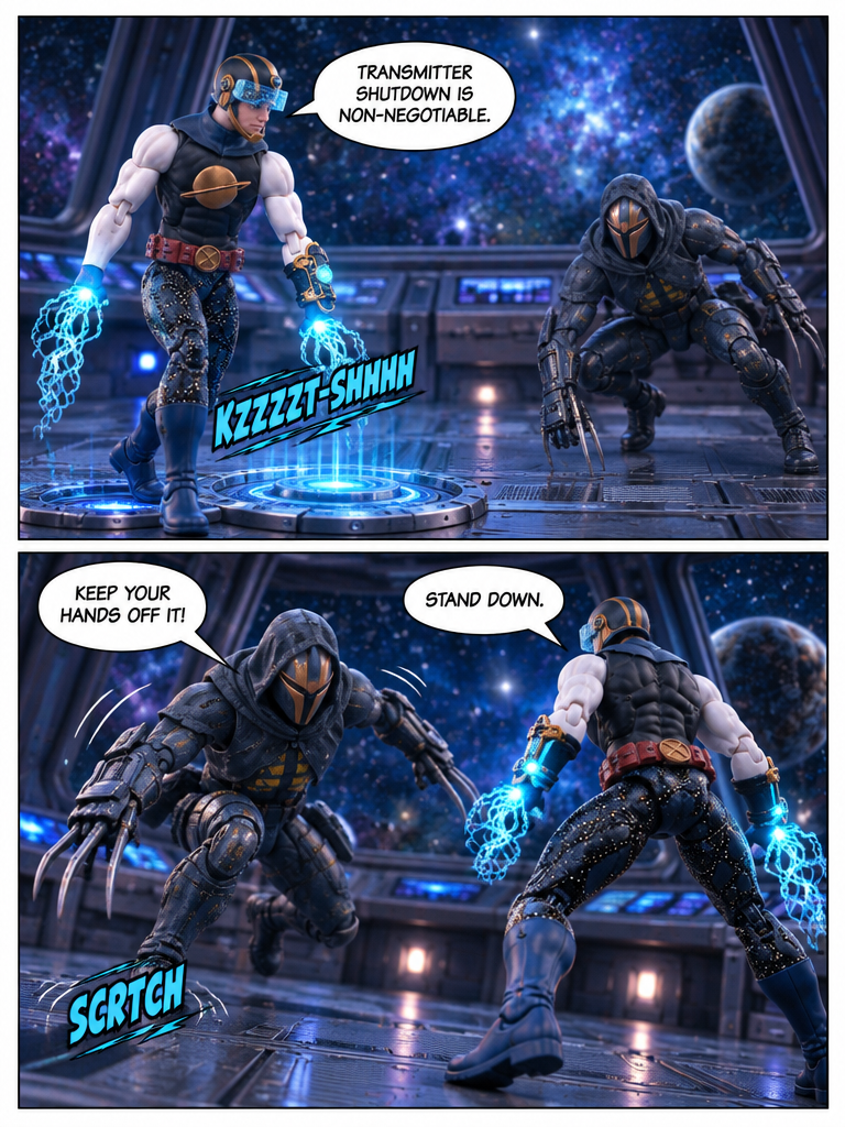 🪐 Kaelen Voss 💥 Signal Breach 💬 Comic Story part 3 (page 2 of 4)