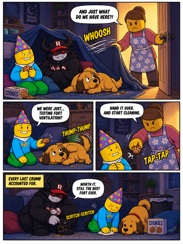 Caught in the Fort of Snacks (page 4 of 4)
