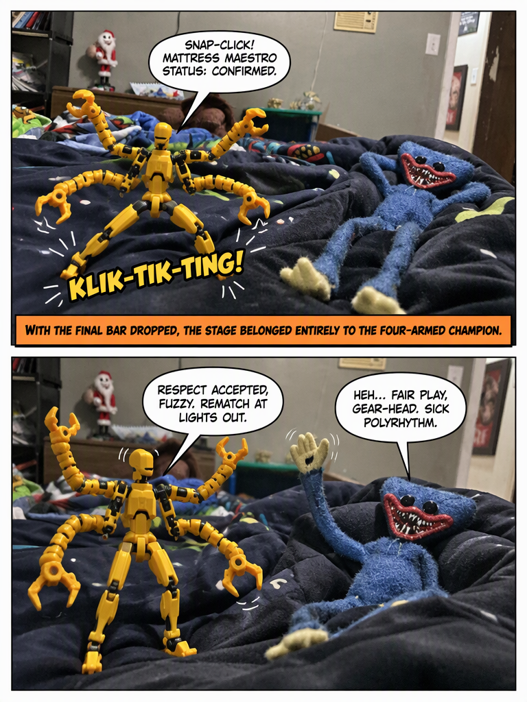 Rhythm Rumble on the Bedspread (page 4 of 4)