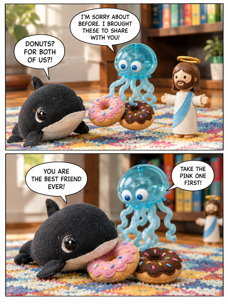 Donuts and sharks (page 2 of 4)