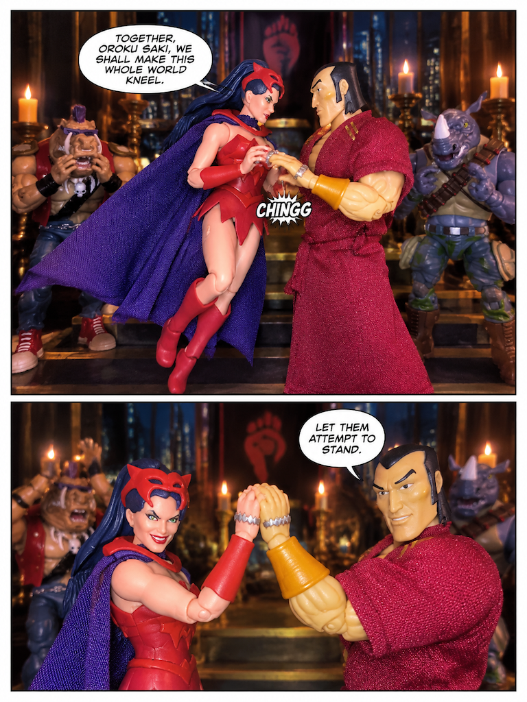 Mr. and Mrs. Oroku Saki! (page 7 of 8)
