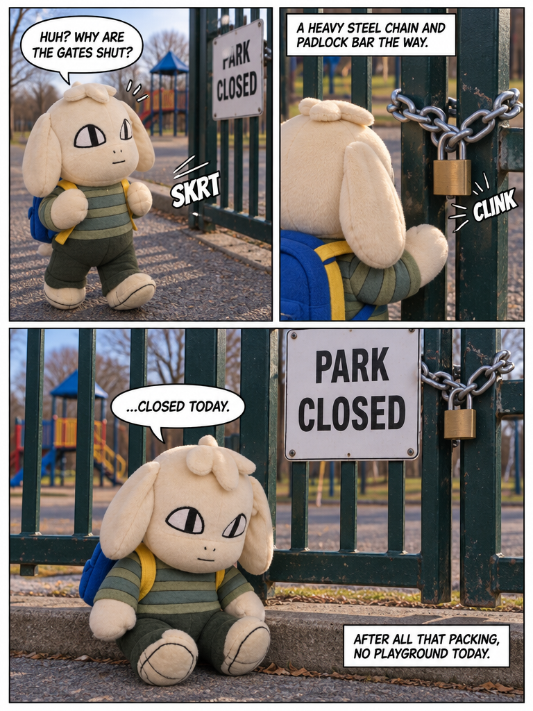 Closed Gates at the Park (page 4 of 4)