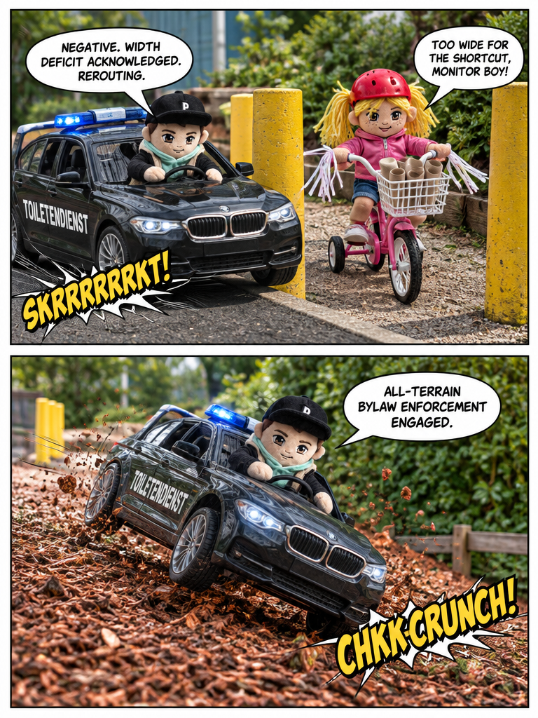 Hallway Patrol: The Restroom Pursuit (page 2 of 4)