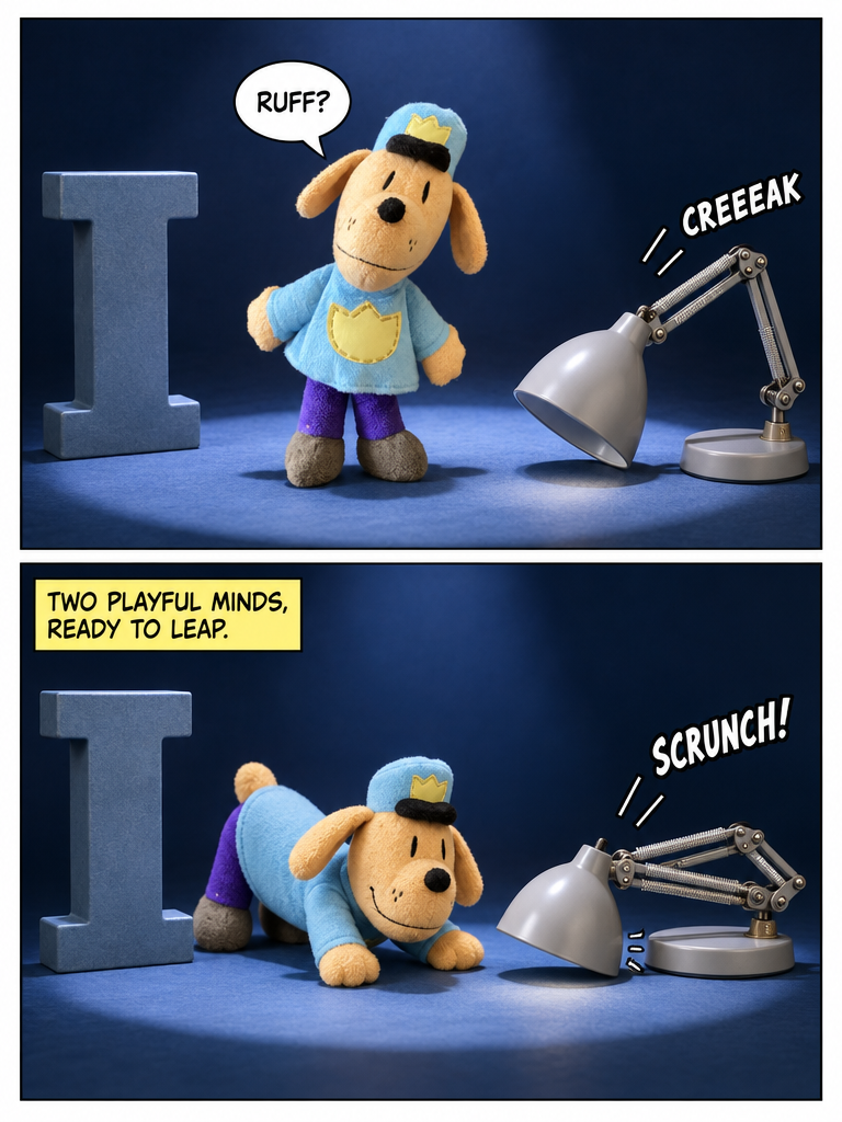 Dog Man and the Hopping Lamp (page 2 of 4)