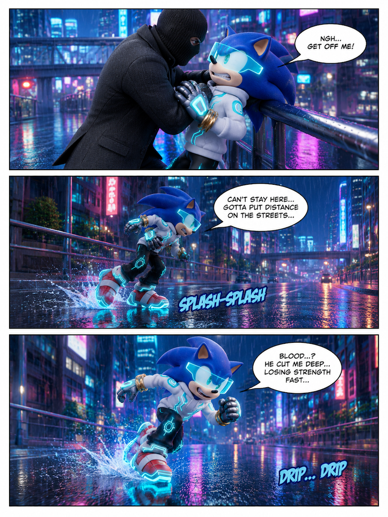 Neon Shadows in the Empty Ward part 1 (page 2 of 4)