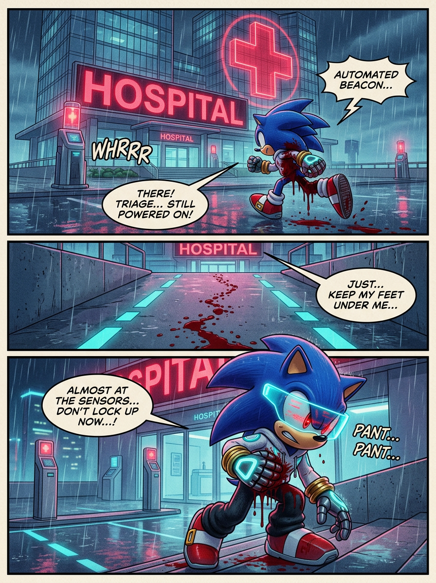 Neon Shadows in the Empty Ward part 1 (page 3 of 4)