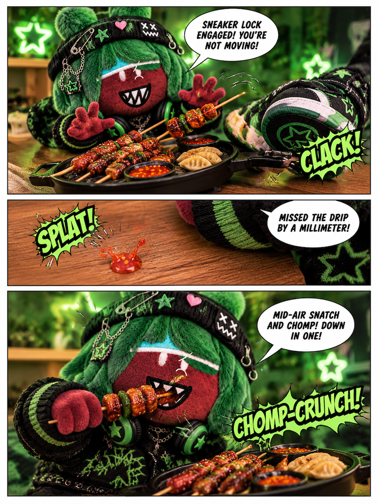 Neon Market Mukbang (page 3 of 4)