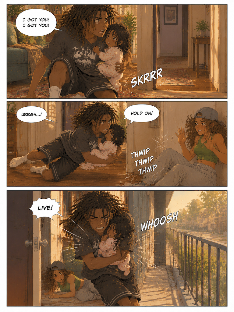 Sudden Ambush at the Door (page 3 of 4)