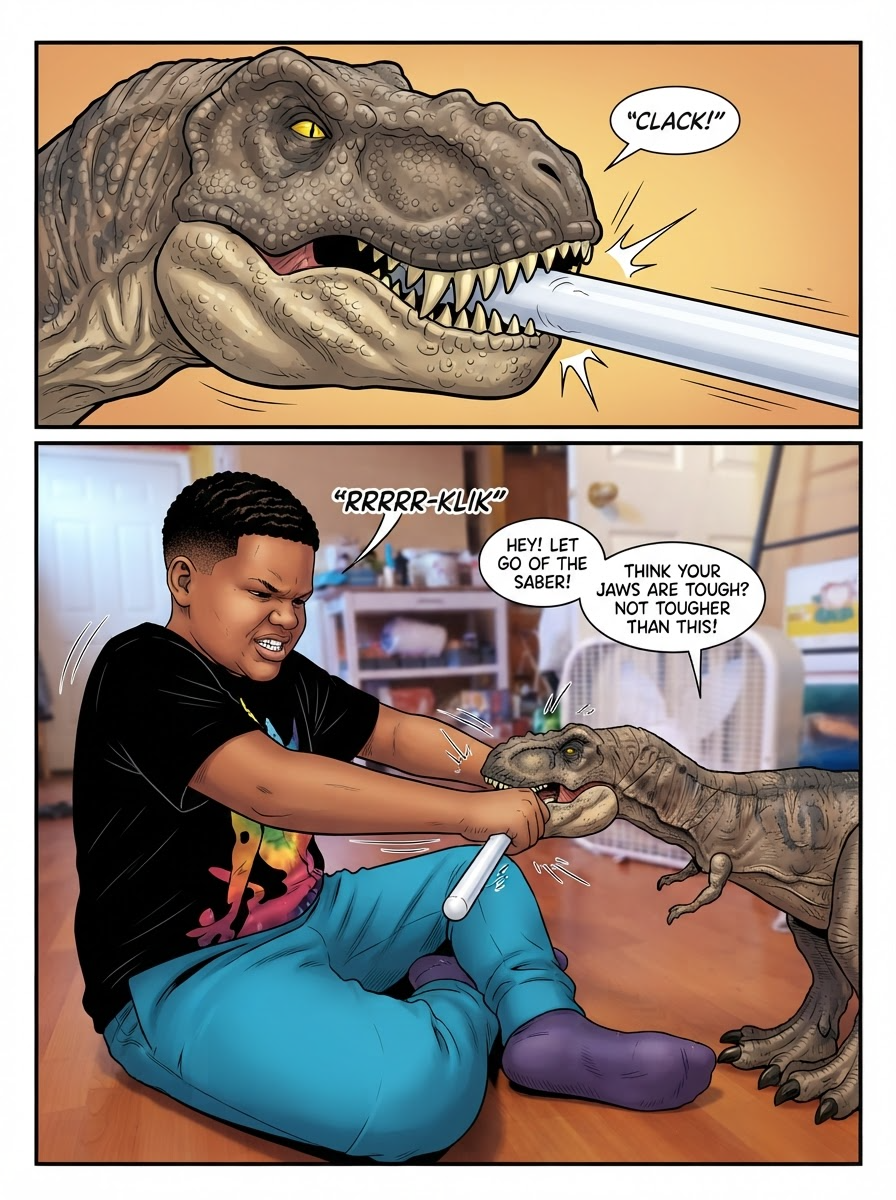 Living Room Dino Duel (page 2 of 4)