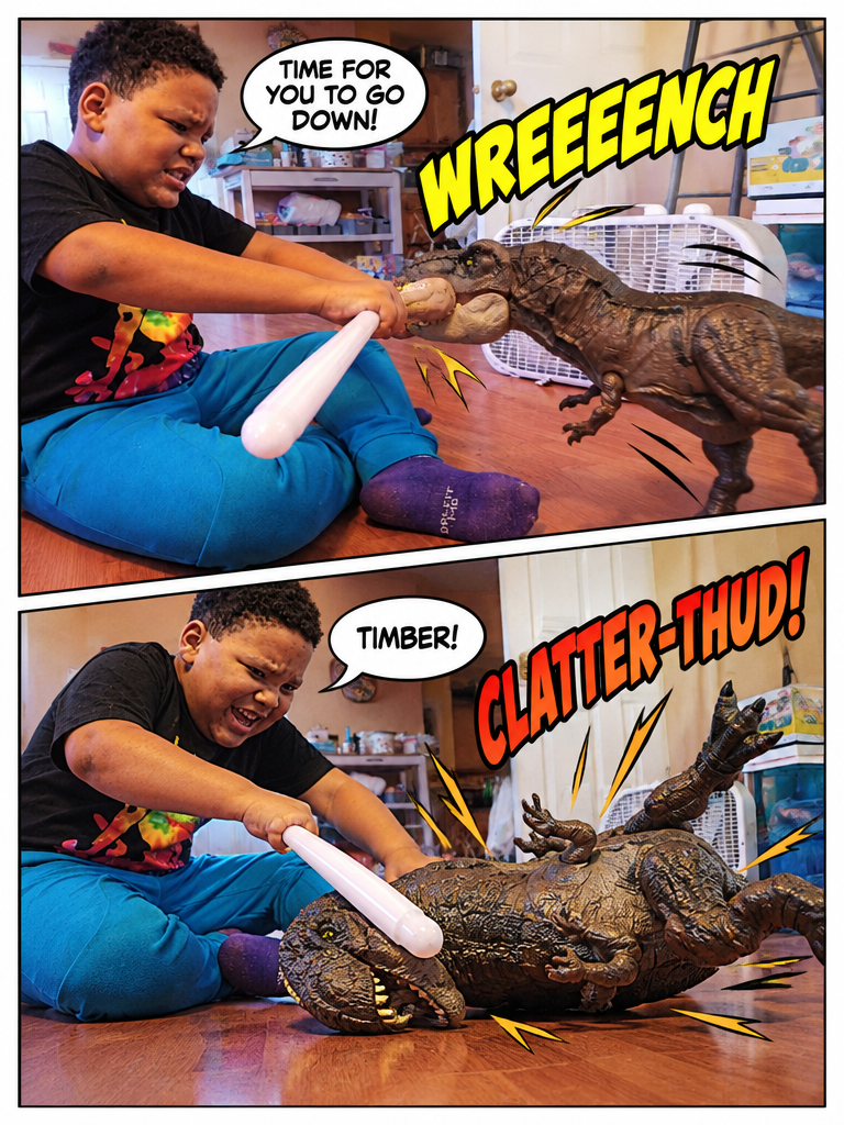 Living Room Dino Duel (page 3 of 4)
