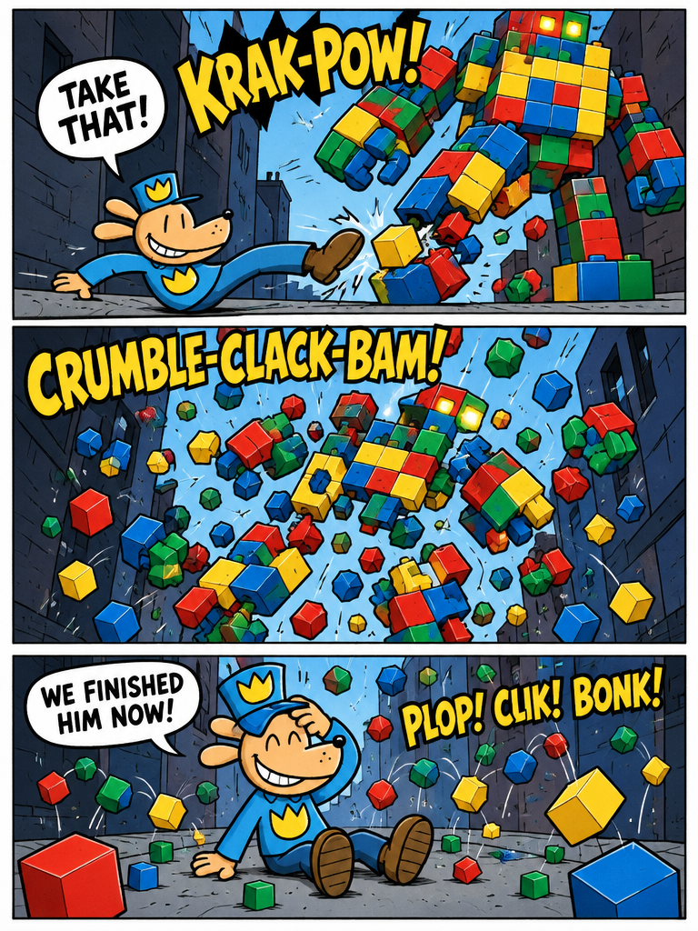 Dog Man and the Cube Colossus (page 3 of 4)