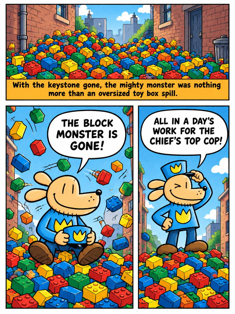 Dog Man and the Cube Colossus (page 4 of 4)